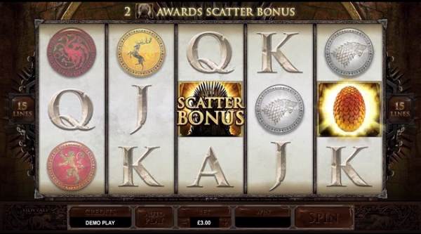 Game of Thrones® slot screenshot